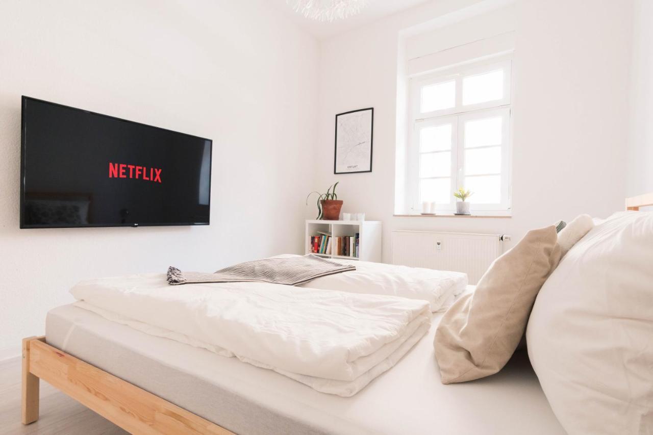 Gemutliche 45M² Wohnung Mit Netflix & Disney+ Erfurt Exteriér fotografie